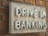 drive in banking signage