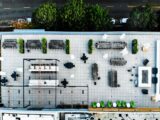 earial view of building